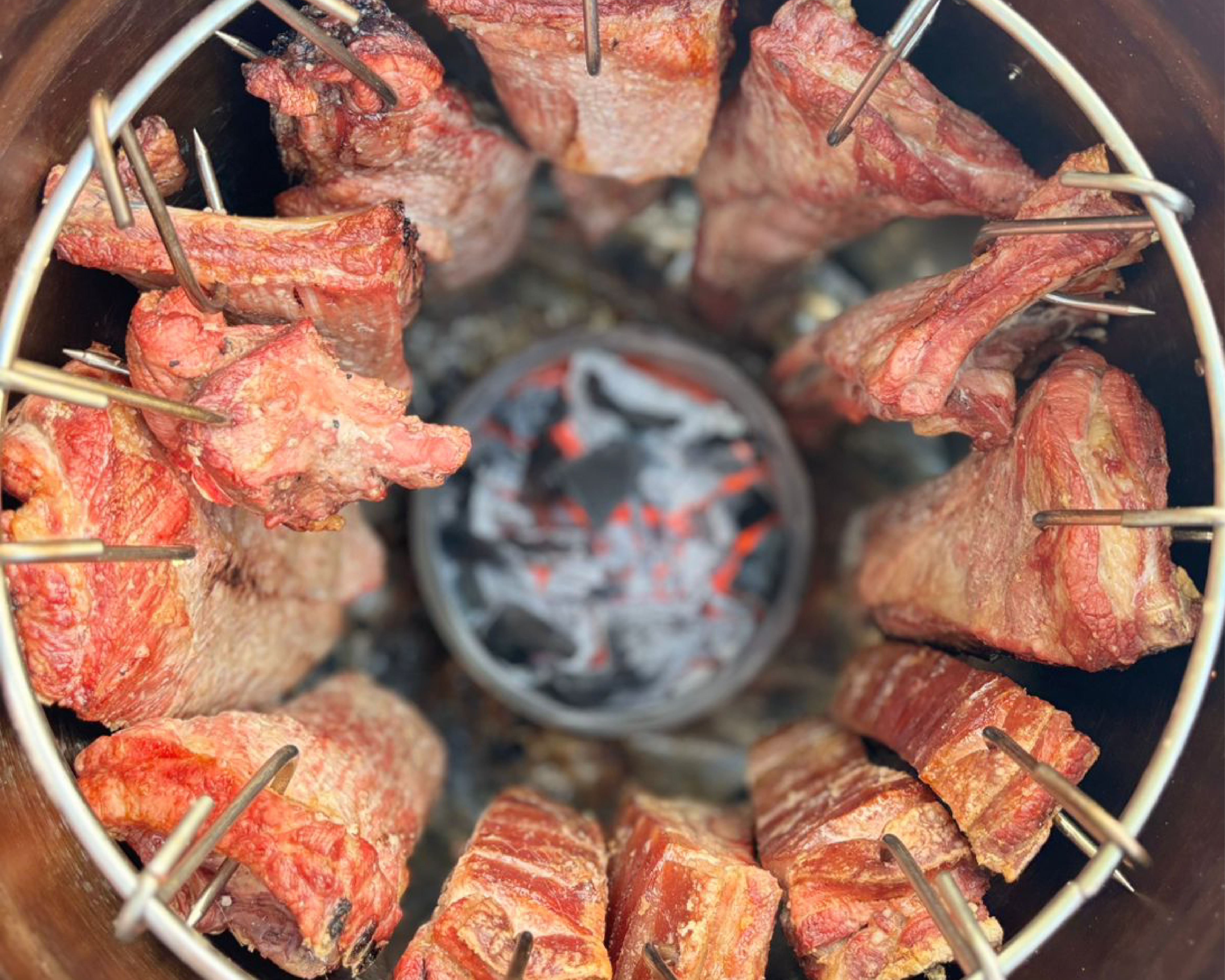 Vikingo barrel smoker in an Australian outdoor setting